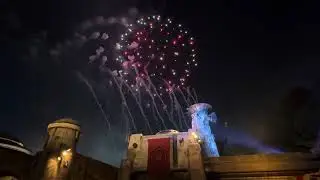 Watching Disneyland Fireworks from Galaxy’s Edge First order