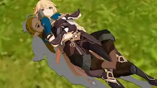 MMD Genshin vs Zelda Wrestling Round 4