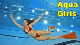 Swimming Girl Underwater