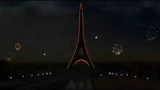 Some Monument In The World #Eiffel Tower #Statue of Liberty #4K video #HD video