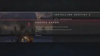 Destiny 2 Server Error Crashes, What's going on Bungie???