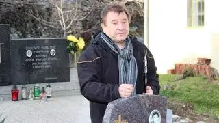 Foto video Spomienka na Dušana Hergotta na cintoríne v Svätom Jure na jeho 13 výročí