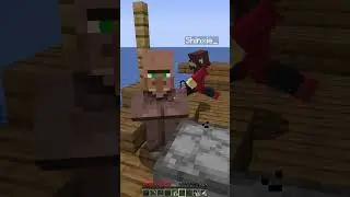 We Stole From This Villager And This Happened! #funnyshorts #minecraft #minecraftshorts