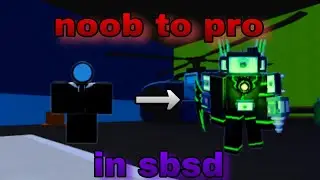 noob to pro in sbsd - super box siege defense Roblox skibidi box