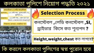 Kolkata Police Recruitment 2021 || Kolkata Police Selection Process 2021 | KP New Vacancy 2021 ||🙏🙏🙏