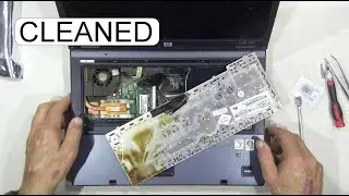 HP 6715B DUST REMOVE AND REPLACE BIOS BATTERY