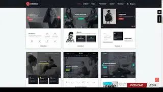Sombra - Black and White or Color Multipurpose Joomla Template agency portfolio