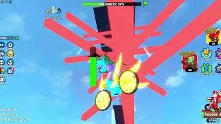 Roblox Obby, but your on a bike World 4 walkthrough/speedrun [10:17:28]