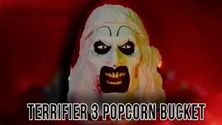 Terrifier 3 (2024) | Art the clown Popcorn bucket! From Cinemark 🍿 🩸