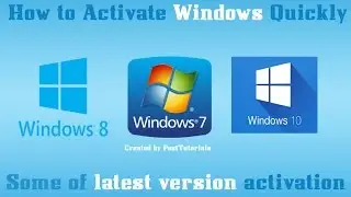 How to activate windows 8/8.1/10 -  Permanently 100% work November 2016