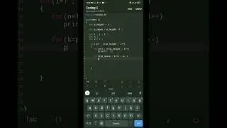 Triangle 😎 Program In C Programming Language ||#programming #shorts