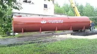 Монтаж пожарной емкости