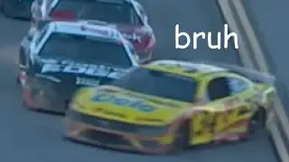Finish of the 2024 Geico 500 from the stands