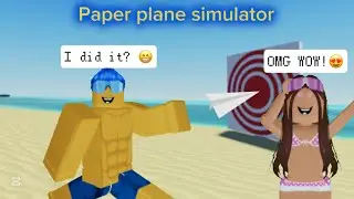 Paper plane simulator (Roblox)