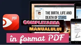 Completarea unui manual în format PDF