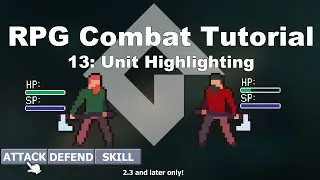 [GMS2] Make a Turn-based RPG Combat System in GameMaker Studio 2 (p.13 Highlight Unit) | FunBox
