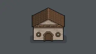 RPG Pixelart House Speedart - Aseprite