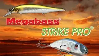 Ловля Ночного судака на воблеры MEGABASS и STRIKE PRO