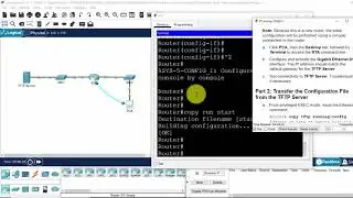 10.6.10 Packet Tracer   Back Up Configuration Files