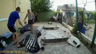 09.06.2020 Сборка катамарана
