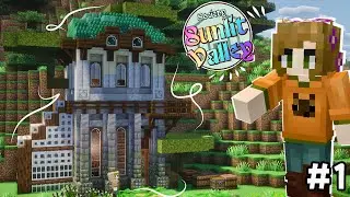 I Joined the COZIEST Farming SMP! 🍃 🌳 🌼 | Sunlit Valley SMP - Ep 01