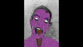 Арт в стиле Zombie Grime