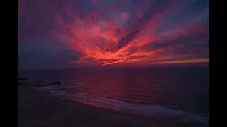 red sunset