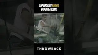 Superdome catches on fire DURING a game! #shorts