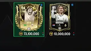 ZICO vs Other CAM FC card comparison 🔥🔥 #fifa #fifamobile #football #soccer #eafc24 #vs