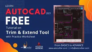 #13 | AutoCAD Tutorial R2021 || Trim & Extend Command