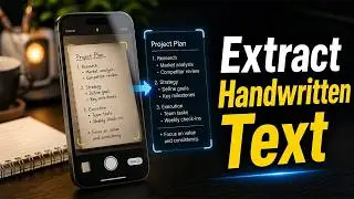 Hidden New Features on iPhone: Extract Handwritten Text 🍎 (No Third Party Apps Needed)