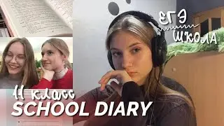 school diary 2: будни одиннадцатиклассницы / школа, егэ / влог
