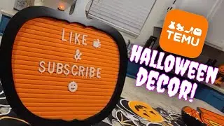 Halloween Decorating with TEMU!