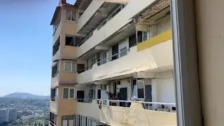 Поднялся на 10 этаж виды и обзор балконов/сочи улица пасечная 61/2 5-6 блок