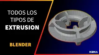 Extrusiones en Blender