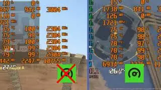 Razer Cortex сравнение fps до и после