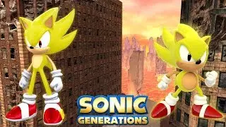 Sonic Generations [2011] (PC) [4K] - Crisis City Act 1 + 2 (Full Super Sonic)