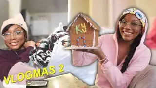 VLOGMAS WEEK 2: preparing for a trip, gingerbread house, last minute shopping etc.
