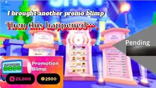 So I brought another promo blimp…. Then this happened