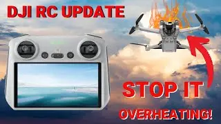 DJI MINI 3 Pro RC controller firmware update - how to STOP your drone from overheating WHEN Updating