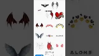 aesthetic davil wing sad consept photo editing|picsart photo editing|