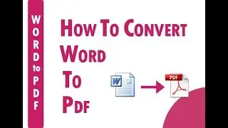 How to Convert Word to Pdf