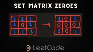 Set Matrix Zeros | Leetcode |C++/Java|In place|O(1) space