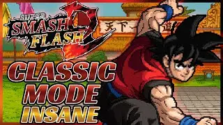 Super Smash Flash 2 Beta | Classic Mode: Goku [Revamp] (Insane)