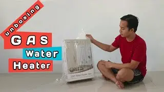 UNBOXING GAS WATER HEATER merk ADVANCE GWH-50 || alat pemanas air kamar mandi