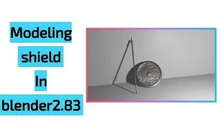 modeling 3d shield in blender|blender tutorial