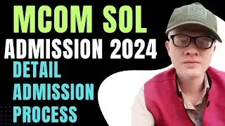 SOL Mcom 2024 | DU SOL Mcom Admission Details 2024 | du Sol mcom admission