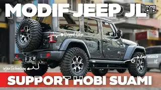 MODIFIKASI JEEP JL KHUSUS BUNDA YANG SUPPORT HOBI SUAMI NYA