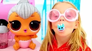 Nastya bebek gibi olmak istiyor