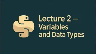 Lecture 2 - Python Crash Course:Variables and Data Types | www.smartdatacamp.com